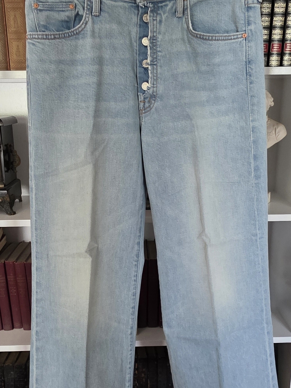 MOTHER The Fly Cut Tomcat Roller Jeans – Reap What You Sow – Size 30